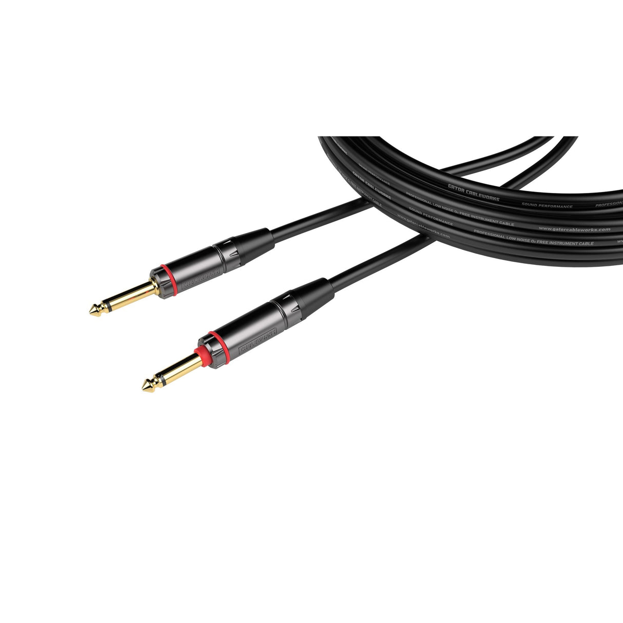 Gator Headliner Series Straight to Straight Quiet Instrument Cable 10-Foot