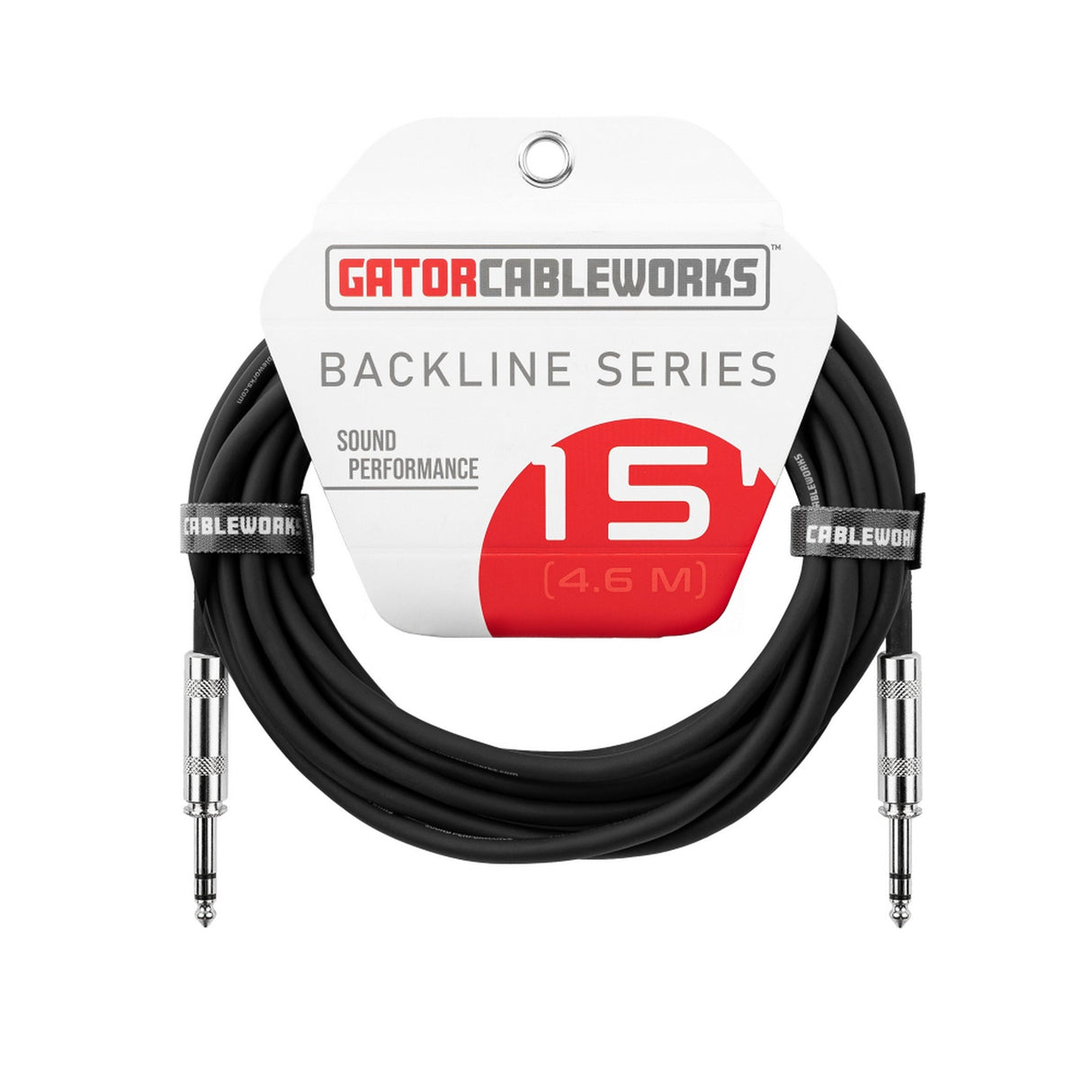 Gator Cableworks GCWB-BPC Backline Series TRS 1/4" Balanced Patch Cable