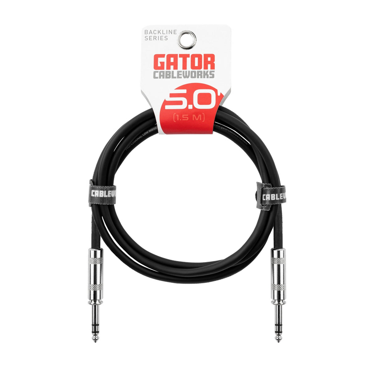 Gator Cableworks GCWB-BPC Backline Series TRS 1/4" Balanced Patch Cable