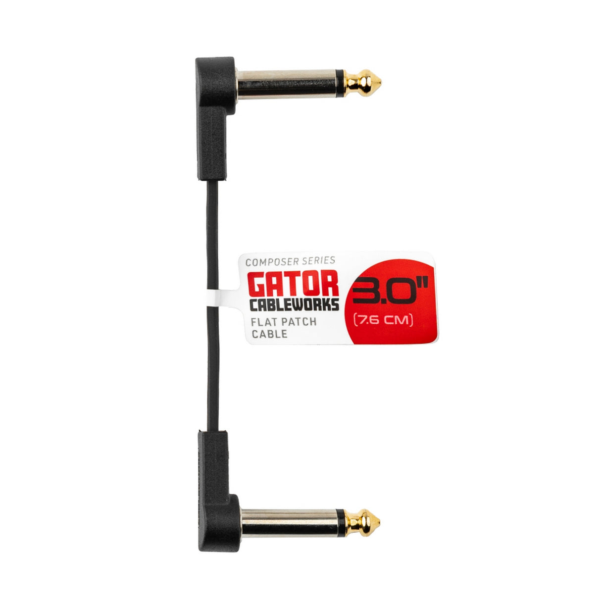 Gator Cableworks GCWC-FPC3 Composer Series 3-Inch Flat Patch Cable