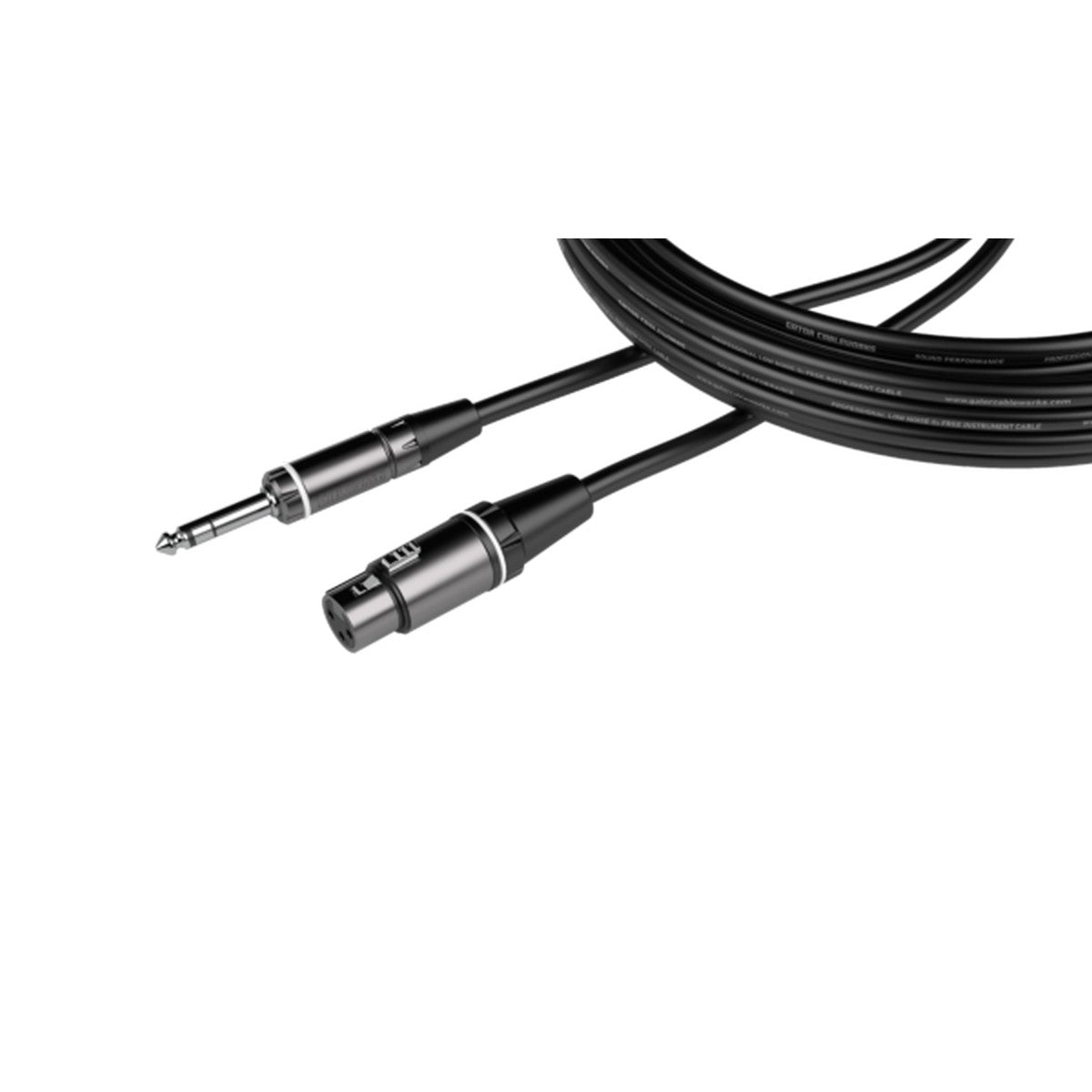 Gator GCWC-XLR-18INFTRS Composer Series XLR Female to TRS Male Cable, 18-Inch