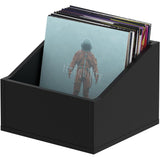 Glorious Record Box Advanced 110 Black Slanted Storage Box for Up to 110 12-Inch Records