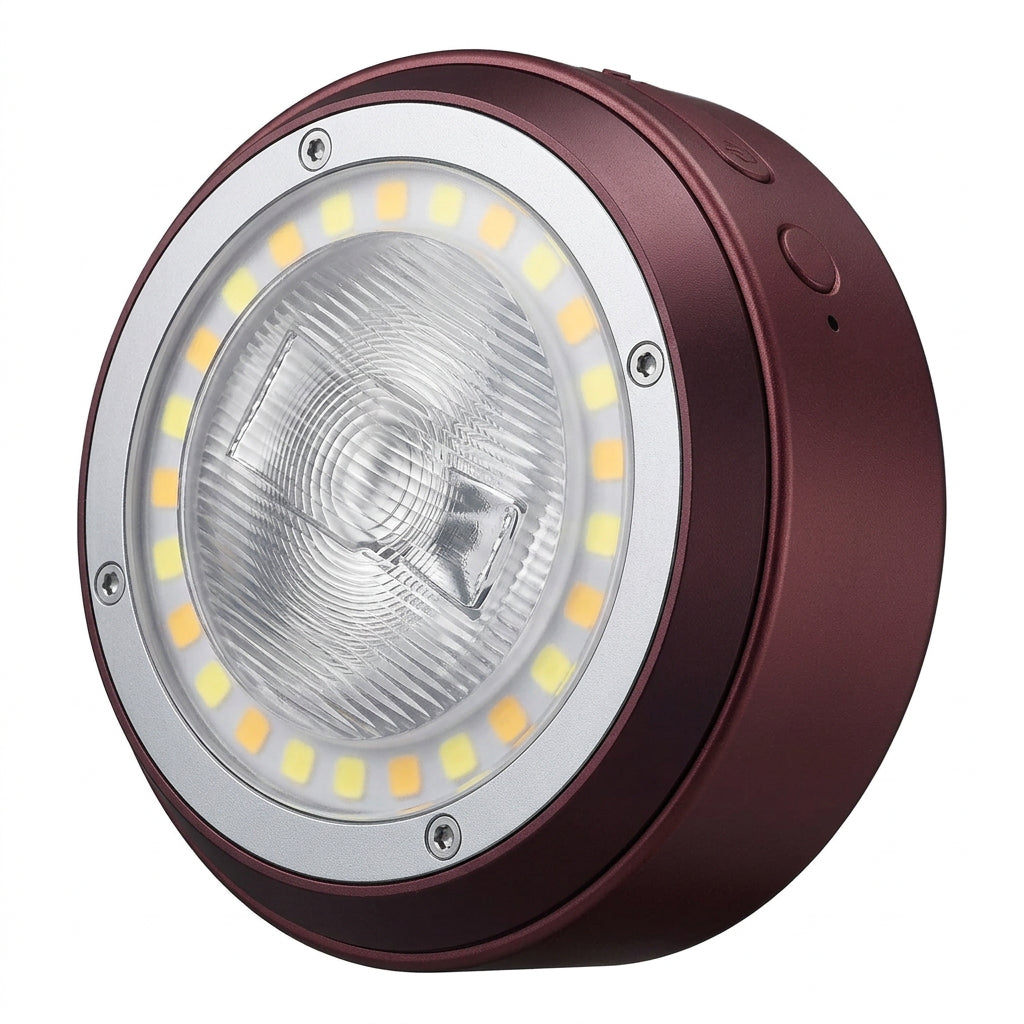 Godox A2 Smartphone Xenon Flash With Bi-Color LED Light, Wine Red
