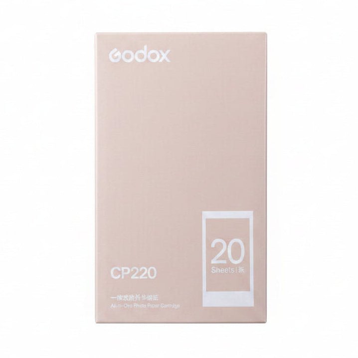 Godox CP220 Photo Paper Box for P100 Portable Photo Printer, 20 Sheets