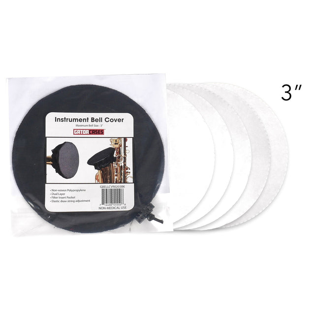 Gator GBELLCVR0203FILTER 5 Pack of 3-Inch MERV 13 Filters for GBELLCVR0203BK