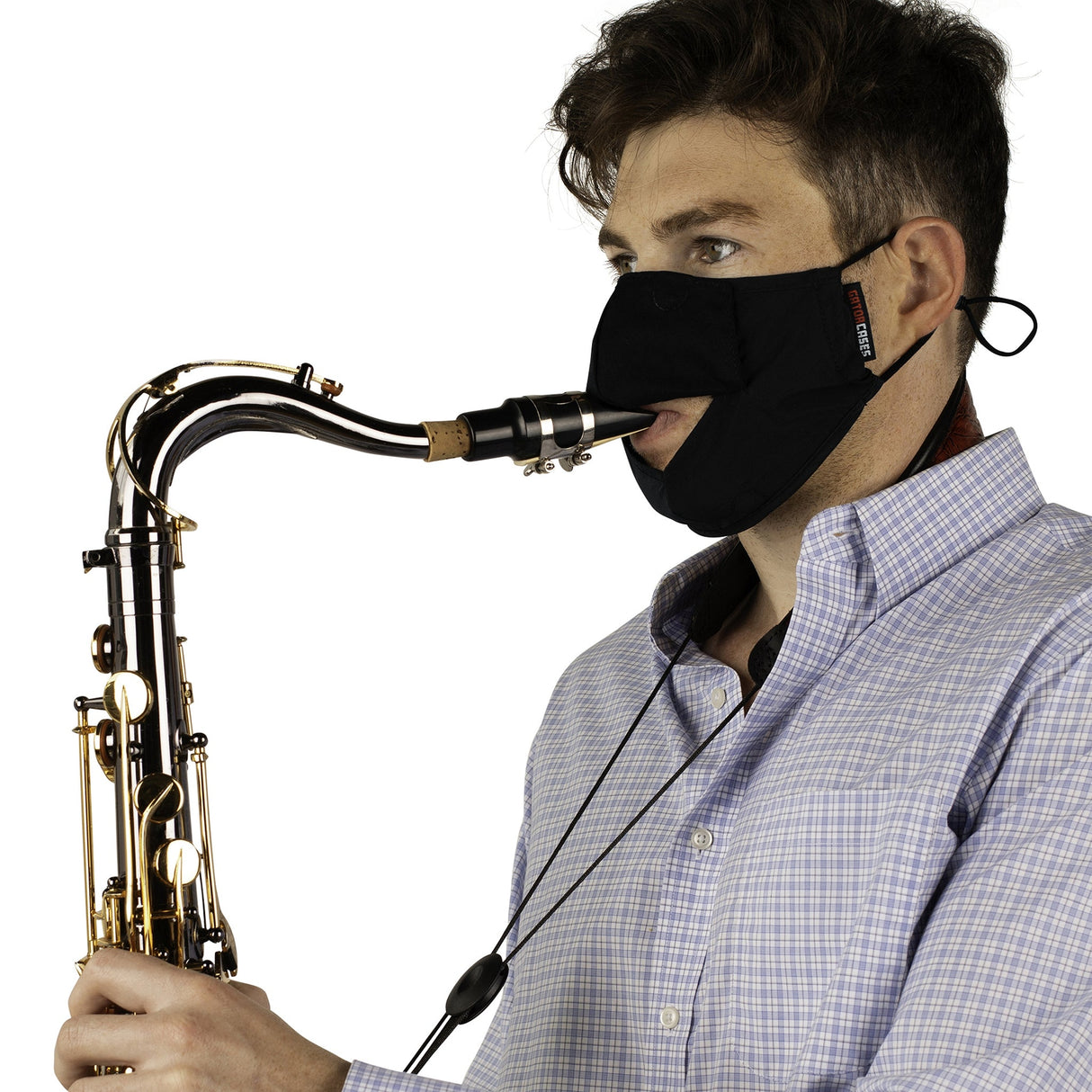 Gator GBOM-XSMALLBK Extra Small-Size Wind Instrument Double-Layer Face Mask