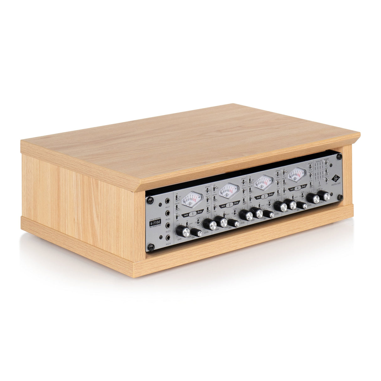 Gator GFW-ELITERK-2U-MPL Elite Series Furniture Desktop 2U Studio Rack, Maple