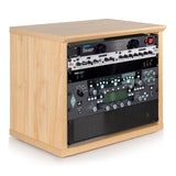 Gator GFW-ELITERK-8U-MPL Elite Series Furniture Desktop 8U Studio Rack, Maple