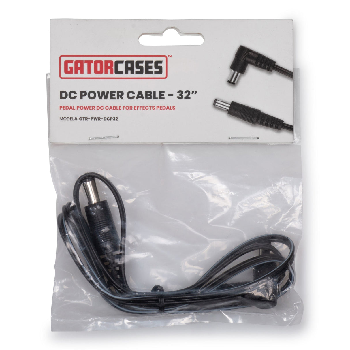 Gator GTR-PWR-DCP32 Single DC Power Cable for Pedals, 32 Inch