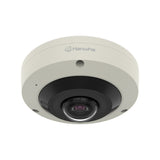 Hanwha XNF-8010RV X-Series 6MP IR Outdoor Fisheye Camera, Ivory