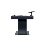 Headliner HL30000 Malibu Portable DJ Booth with Padded Bags, Black