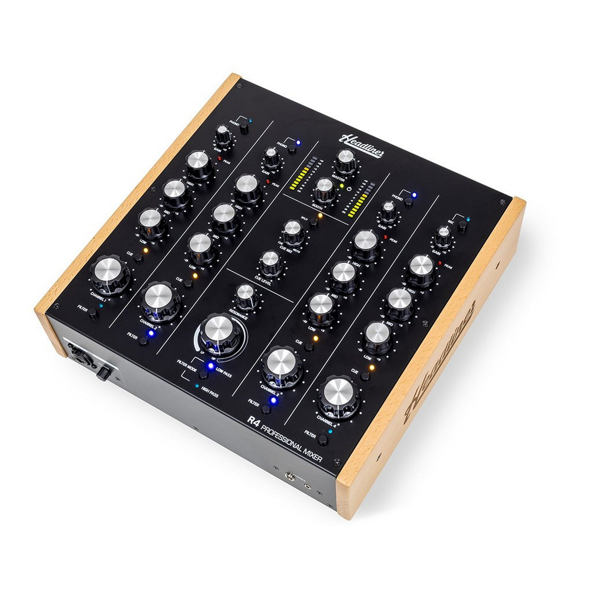 Headliner HL90120 R4 4-Channel Analog Rotary DJ Mixer