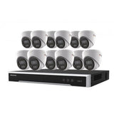 Hikvision EKI-K164T412C 13-Piece IP Video Surveillance Kit Value Express ColorVu Series