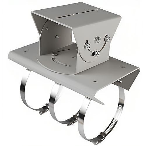 Hikvision DS-1214ZJ-L-Y2 Horizontal Pole Mount, Stainless Steel, White