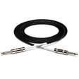 Hosa 1/4-Inch TS to 1/4-Inch TS Guitar Cable - Straight to Straight / 5-Feet - accessories