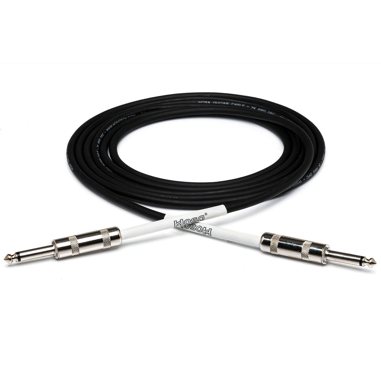 Hosa 1/4-Inch TS to 1/4-Inch TS Guitar Cable - Straight to Straight / 5-Feet - accessories