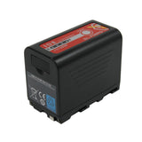 IDX SL-F50PD 6600mAh Sony L-Series Camera Battery with X-Tap and USB‑C PD