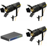 Ikan LBF60Z-POE-3L-1SU Lyra PoE Fresnel Bundle