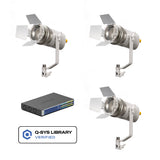 Ikan LBF60Z-POE-3L-1SU Lyra PoE Fresnel Bundle