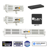 Ikan LBX16-POE-3MIX-1S Lyra PoE Bi-Color LED Light & Switch Bundle
