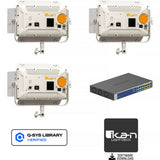 Ikan Lyra LBX5-PoE 45W Bi-Color LED 3-Light Kit