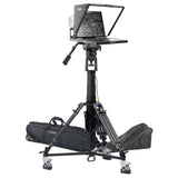 Ikan PT419W-MPEDESTAL 19-Inch Widescreen Teleprompter Motorized Pedestal and Dolly Turnkey