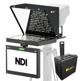Ikan PT419W-NDI-TMN-TK Aura 19-Inch POE++ NDI Teleprompter Talent Monitor with Full Encoding/Decoding IP Tally Light
