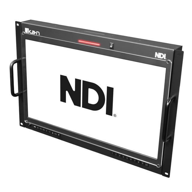 Ikan PT419W-NDI Aura 19-Inch POE++ NDI Teleprompter with Full Encoding/Decoding and IP Tally Light