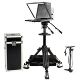 Ikan PT419W-PEDESTAL 19-Inch Widescreen Teleprompter Pedestal and Dolly Turnkey