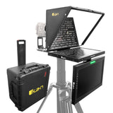 Ikan PT419W-TM-TK 19-Inch Teleprompter with Widescreen Script Monitor, Talent Monitor, and Travel Kit
