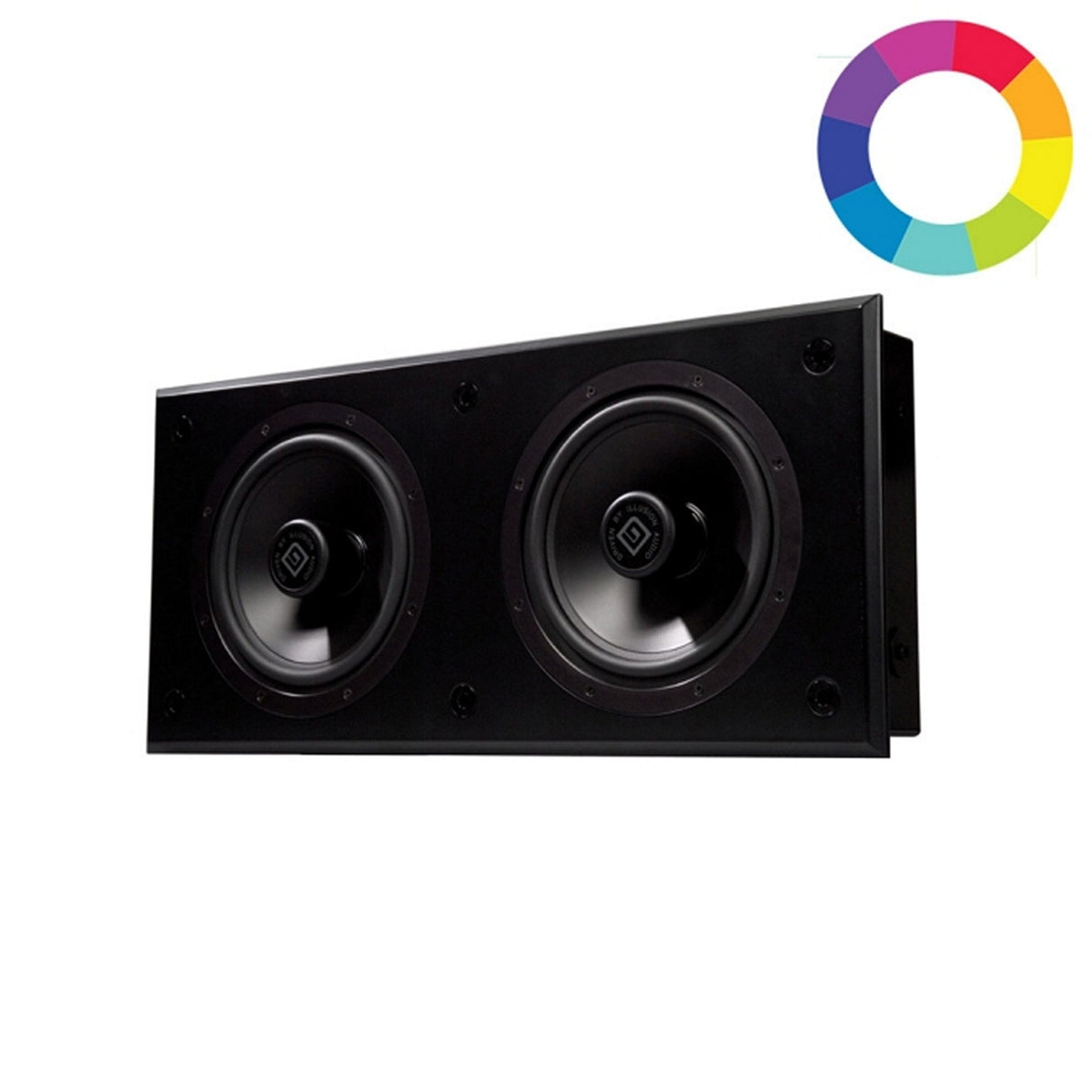 Induction Dynamics SW4 10-inch In-Wall Subwoofer, Black Gloss Bass