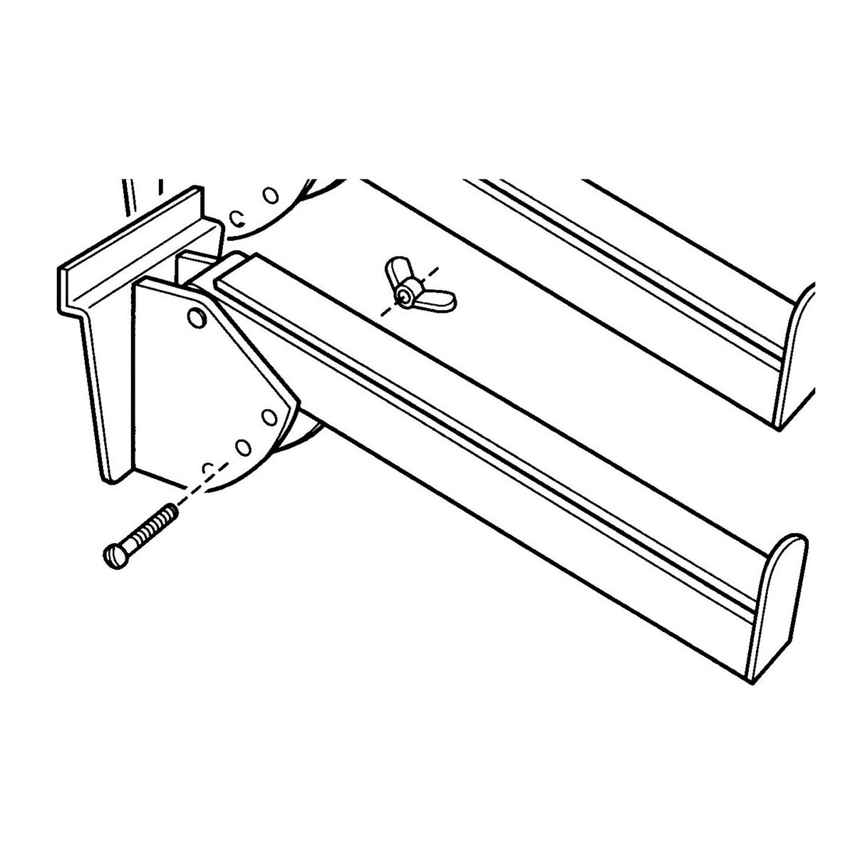 Ingles SA-307 Keyboard and Electronics Display Arms for Slatwall