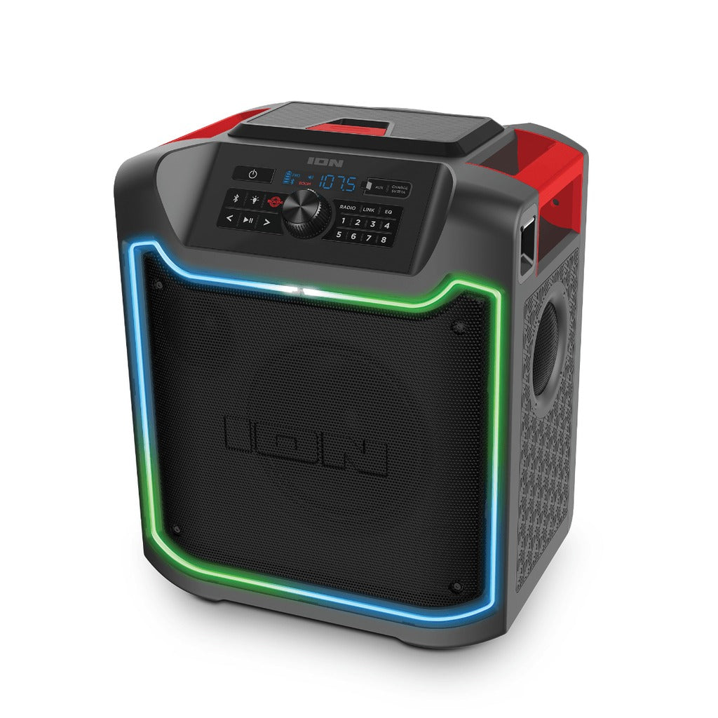 ION Audio Pathfinder 280 All-Weather Bluetooth Speaker with LED Lights