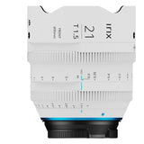 Irix Cine 21mm T1.5 Lens for PL (White, Imperial Scale)