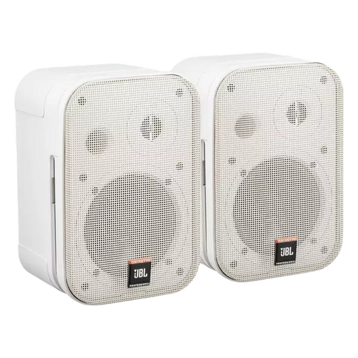 JBL Control 1 PRO White | Two-Way Compact Loudspeaker, Pair, White