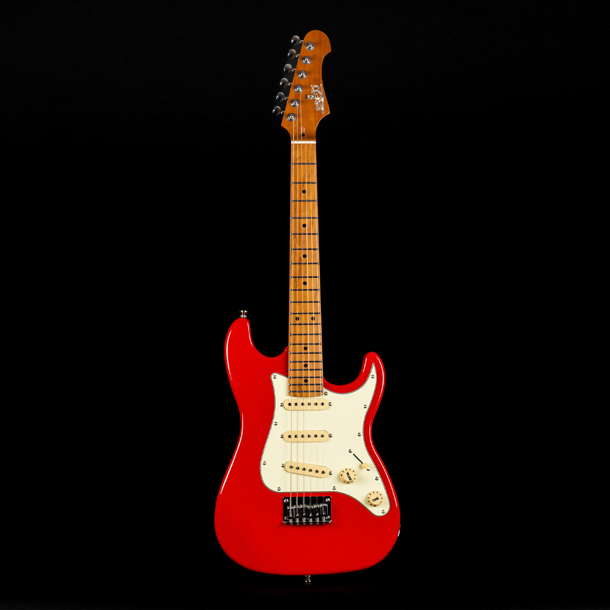 Jet Guitars JS-300 Mini Red Electric Guitar, Red