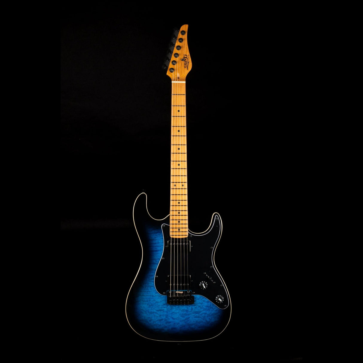 Jet Guitars JS-450 BLB Electric Guitar, Blue Burst Finish