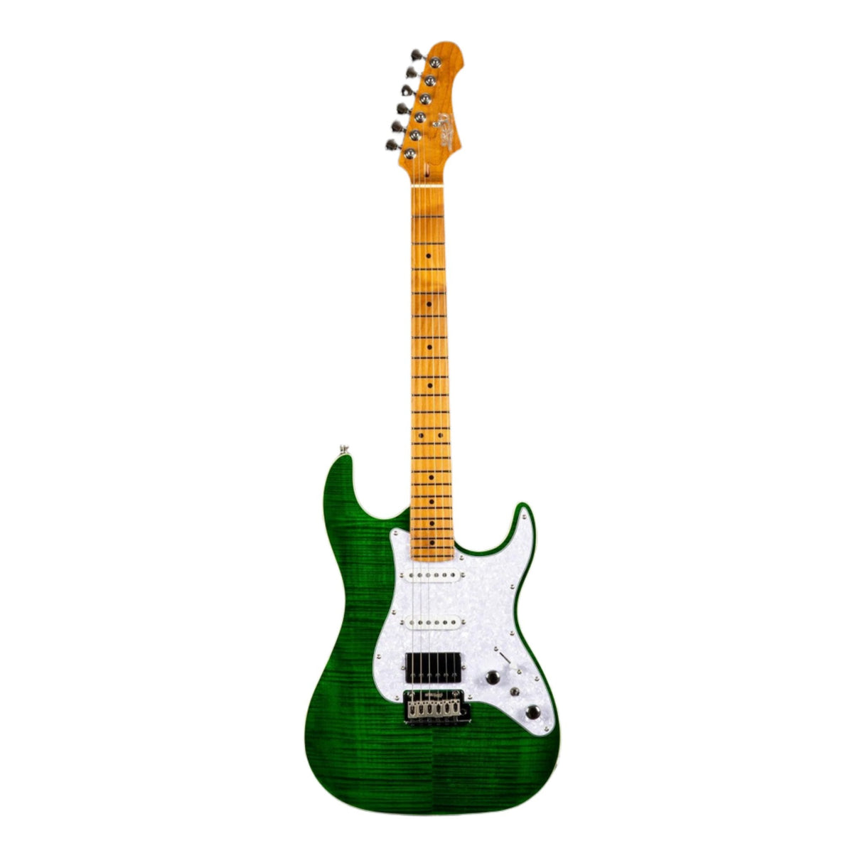 JET JS-600 TGR Transparent Green Electric Guitar