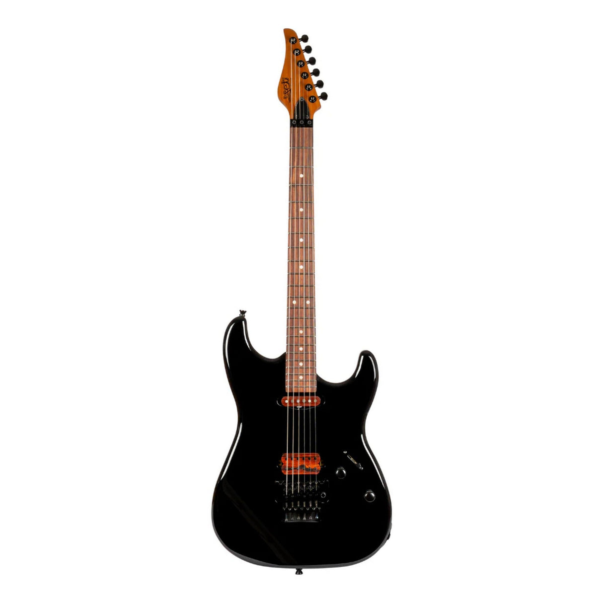 Jet JS-800 BKW Hot Rod Black Electric Guitar