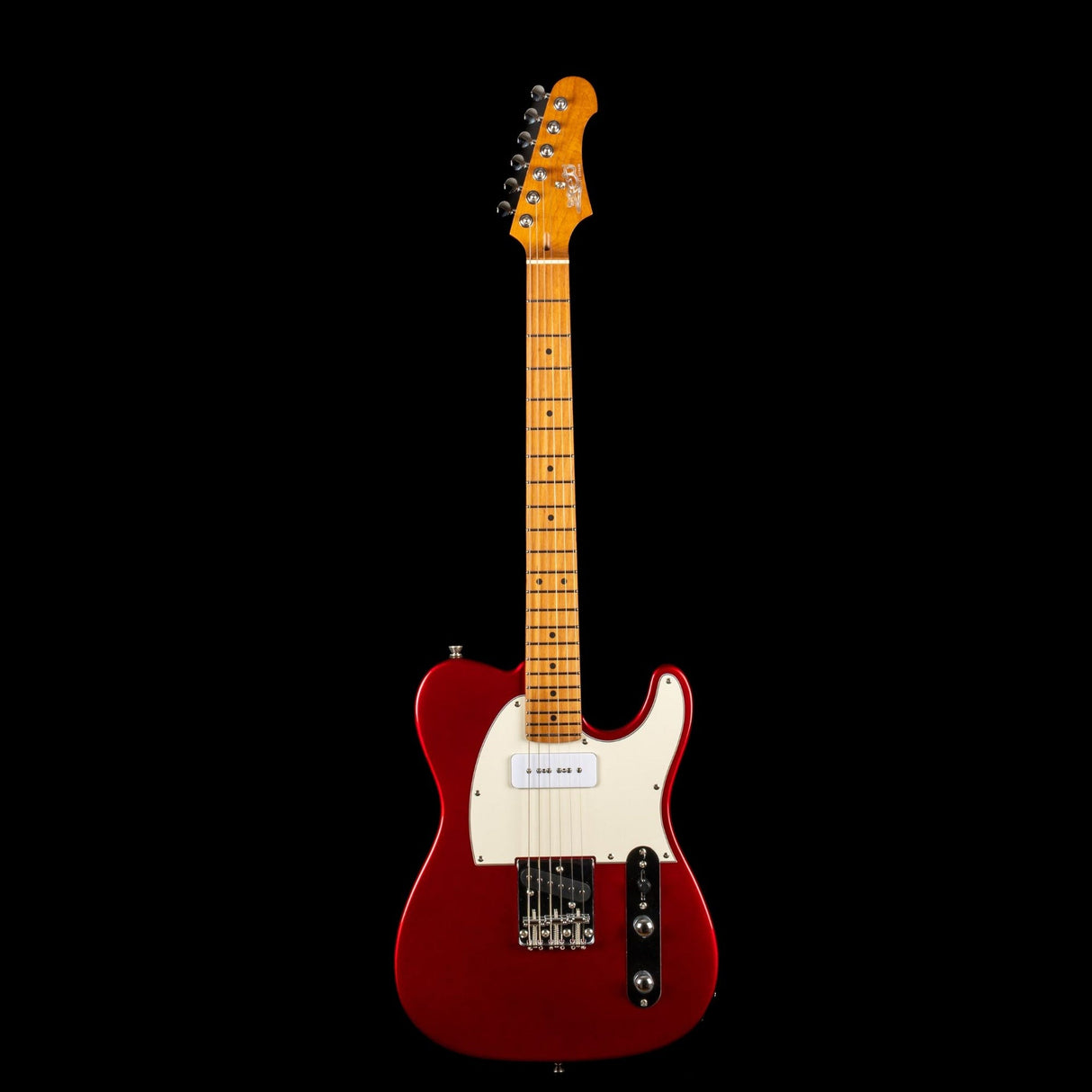 Jet Guitars JT-300 CAR P90 Electric Guitar, Candy Red Finish