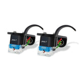 JICO J-AAC0834 OMNIA J44A 7 DJ Improved SD Cartridge 2-Pack, Black Headshells