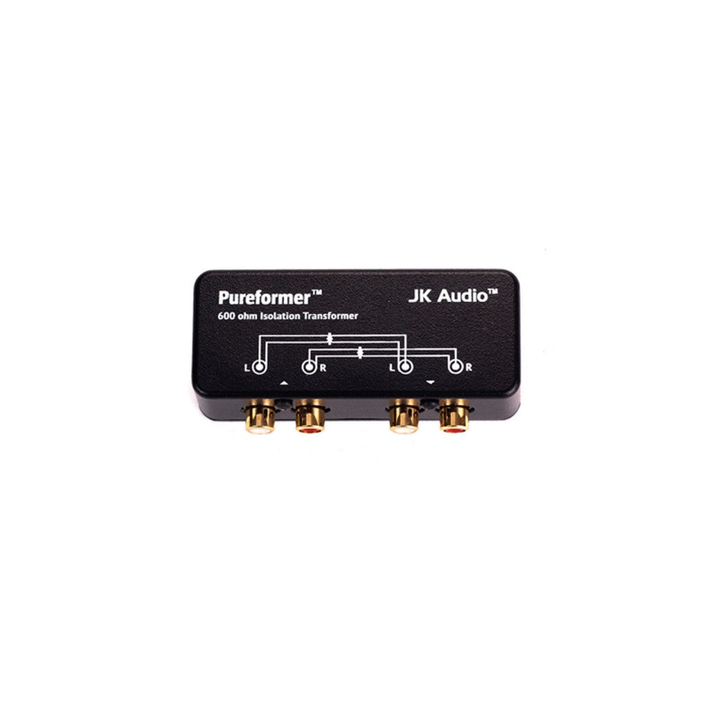 JK Audio PUR Pureformer Stereo RCA Isolation Transformer Hum Eliminator