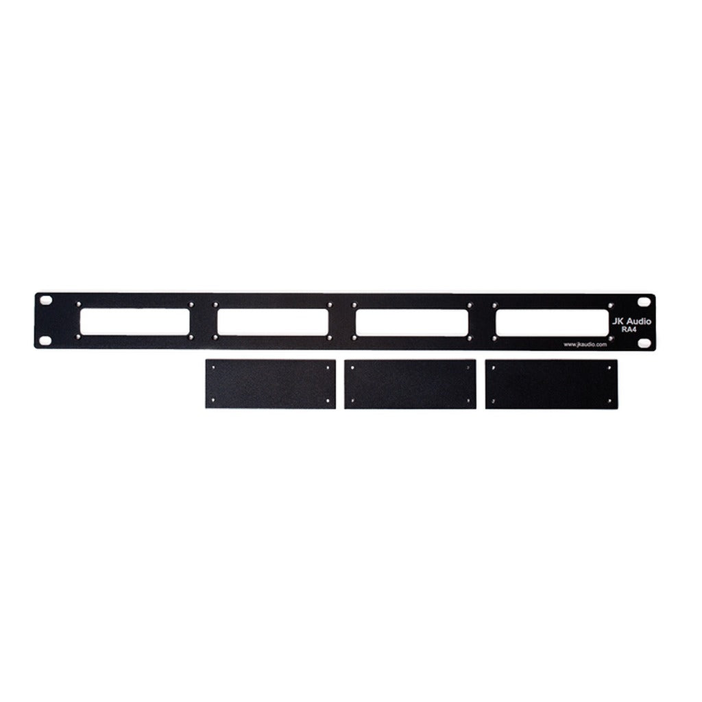 JK Audio RA4 1U Rack Panel for Mounting 4 AutoHybrid Telephone Hybrids
