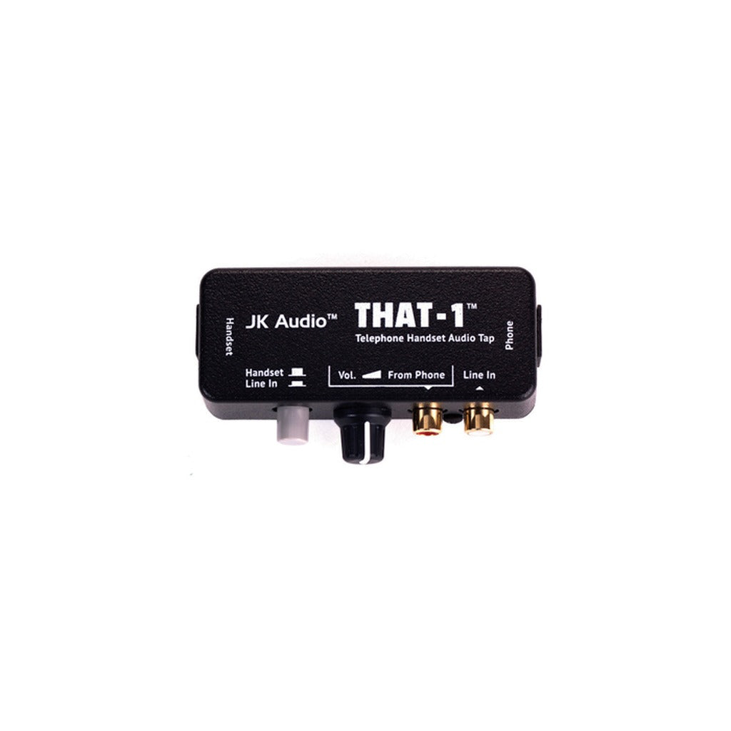 JK Audio THAT1 THAT-1 Telephone Handset Audio Tap with RCA In/Out