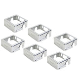 JMAZ Lighting MAD PAR Cover Set for Fixtures 6-Pack - Chrome