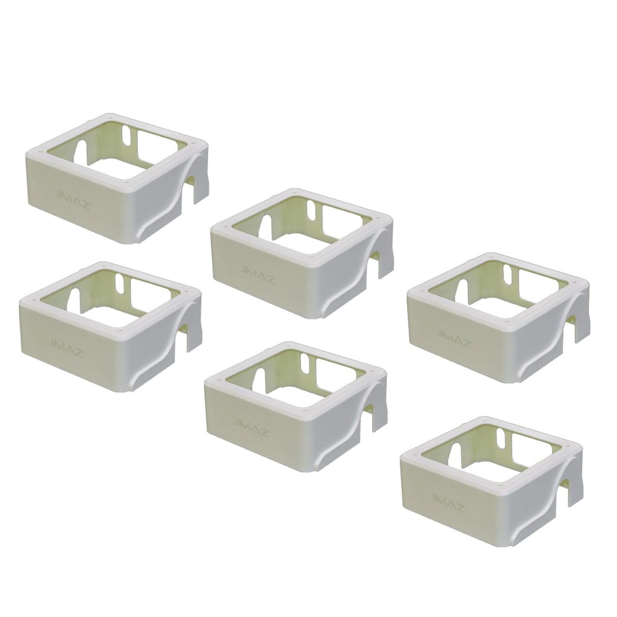 JMAZ Lighting MAD PAR Cover Set for Fixtures 6-Pack - White