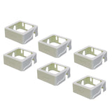 JMAZ Lighting MAD PAR Cover Set for Fixtures 6-Pack - White