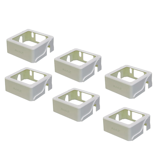 JMAZ Lighting MAD PAR Cover Set for Fixtures 6-Pack - White