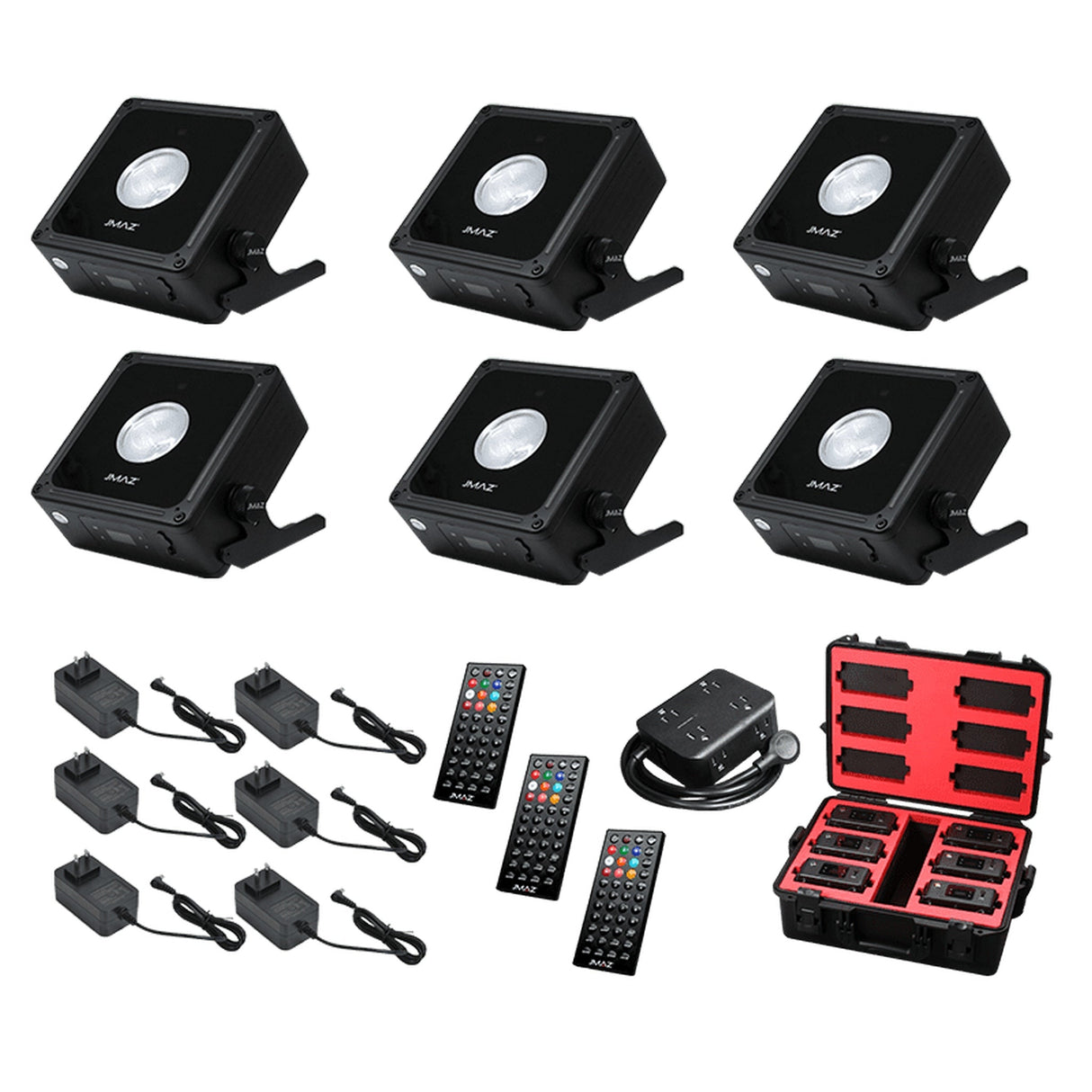 JMAZ Lighting MAD PAR PUCK 20W RGBAL+C LED Battery Powered Outdoor Uplight