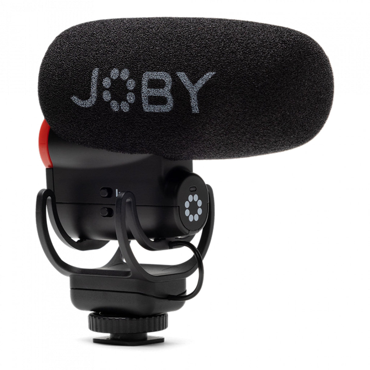 Joby Wavo PLUS Black/Red Shotgun Microphone for Content Creators